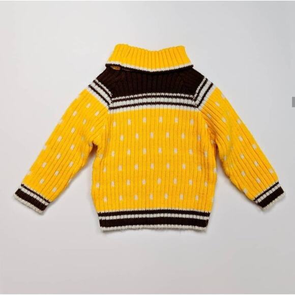 Vintage A Little Angel Deer Turtleneck Sweater Sz 18-24m - Picture 2 of 4